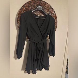New without tags black cocktail skater dress